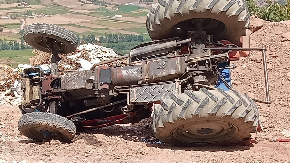Tokat'ta traktör kazası: 1 ölü 1 yaralı