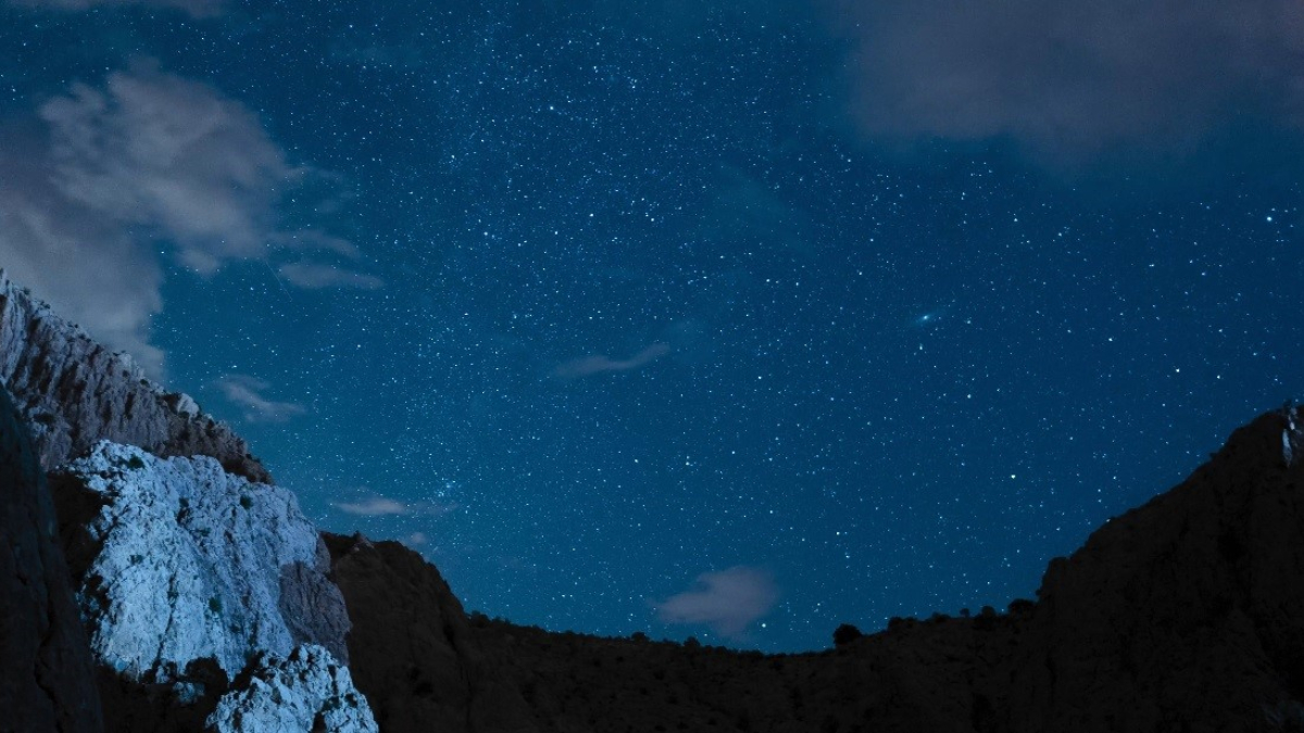 Erzincan’da yıldızların muhteşem görsel şöleni mest etti