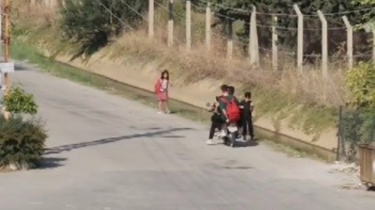 Osmaniye'de çocukların üzerine motosikleti süren şahsa para cezası