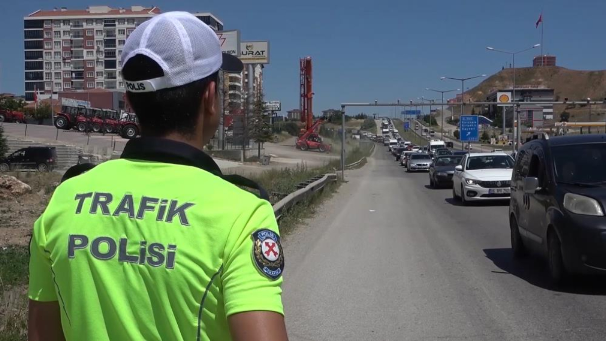 43 ilin geçiş güzergahı Kırıkkale'de 1 haftalık trafik raporu