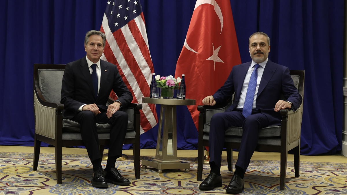 Dışişleri Bakanı Hakan Fidan, ABD'li mevkidaşı Antony Blinken ile görüştü