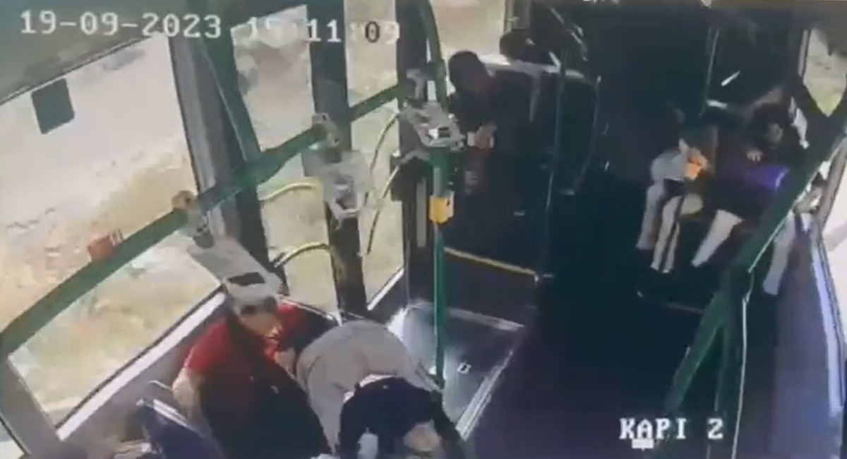 İstanbul'da devrilen İETT otobüsünün içinde yaşanan korku