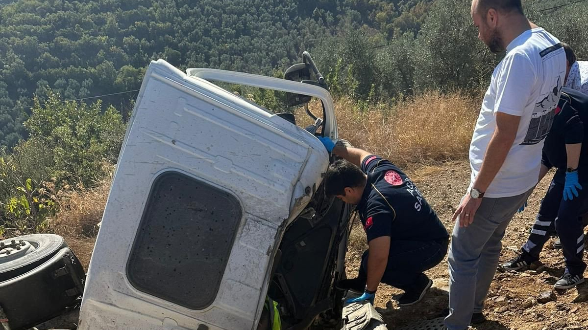Bursa'da beton mikserleri çarpıştı! 1 ölü, 1 yaralı