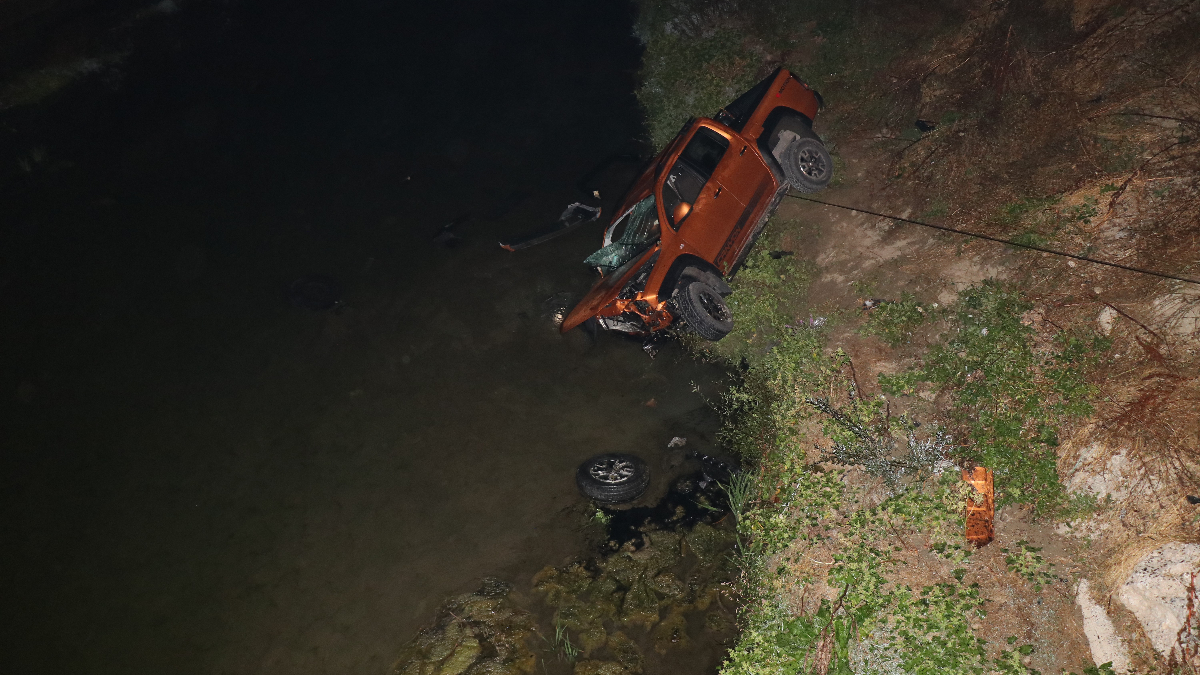 Bolu'da Büyüksu Deresi’ne pikapla uçtular: 1 ölü, 3 yaralı