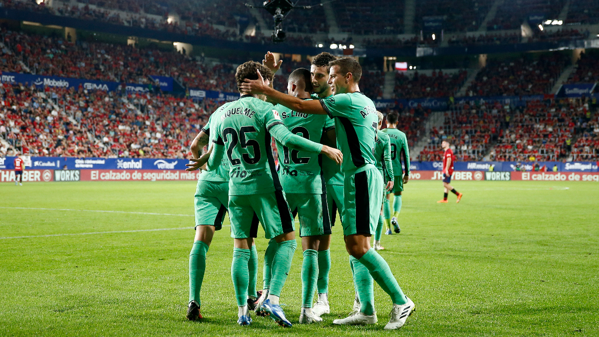 3 kırmızılı maçta Atletico Madrid, Osasuna'yı devirdi