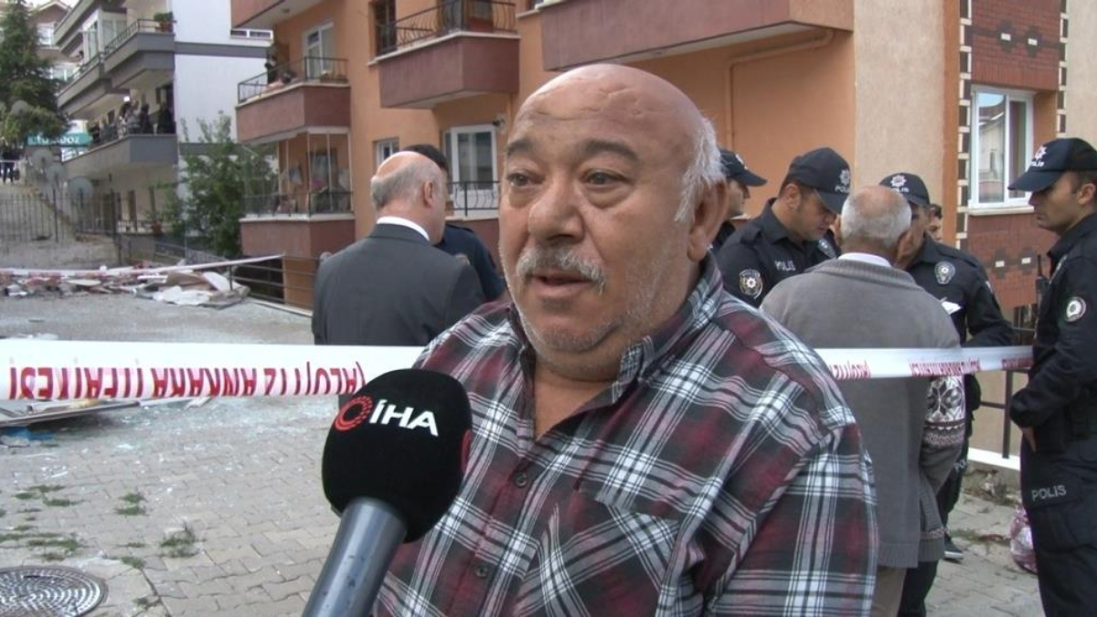 Ankara’daki doğalgaz patlamasını anlattı: Deprem oluyor zannettim