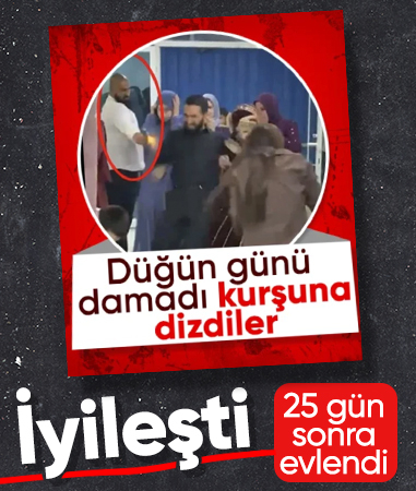 Diyarbakır'da düğününde vurulan damat 25 gün sonra evlendi
