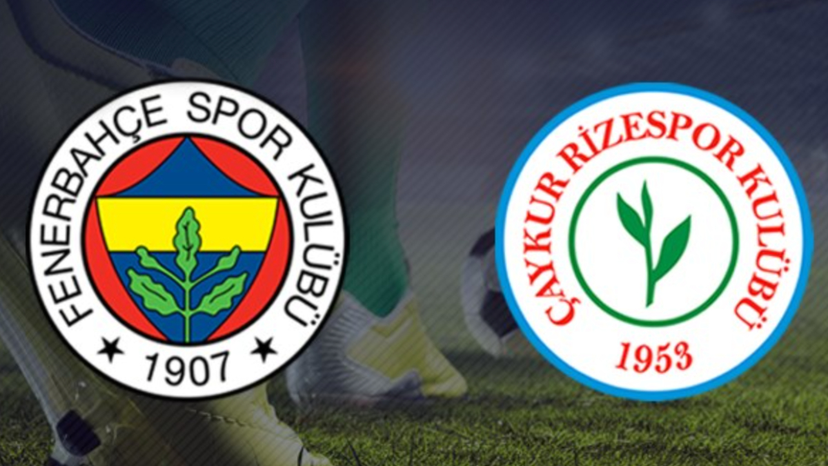 Fenerbahçe - Çaykur Rizespor maçı ne zaman, saat kaçta ve hangi kanalda?