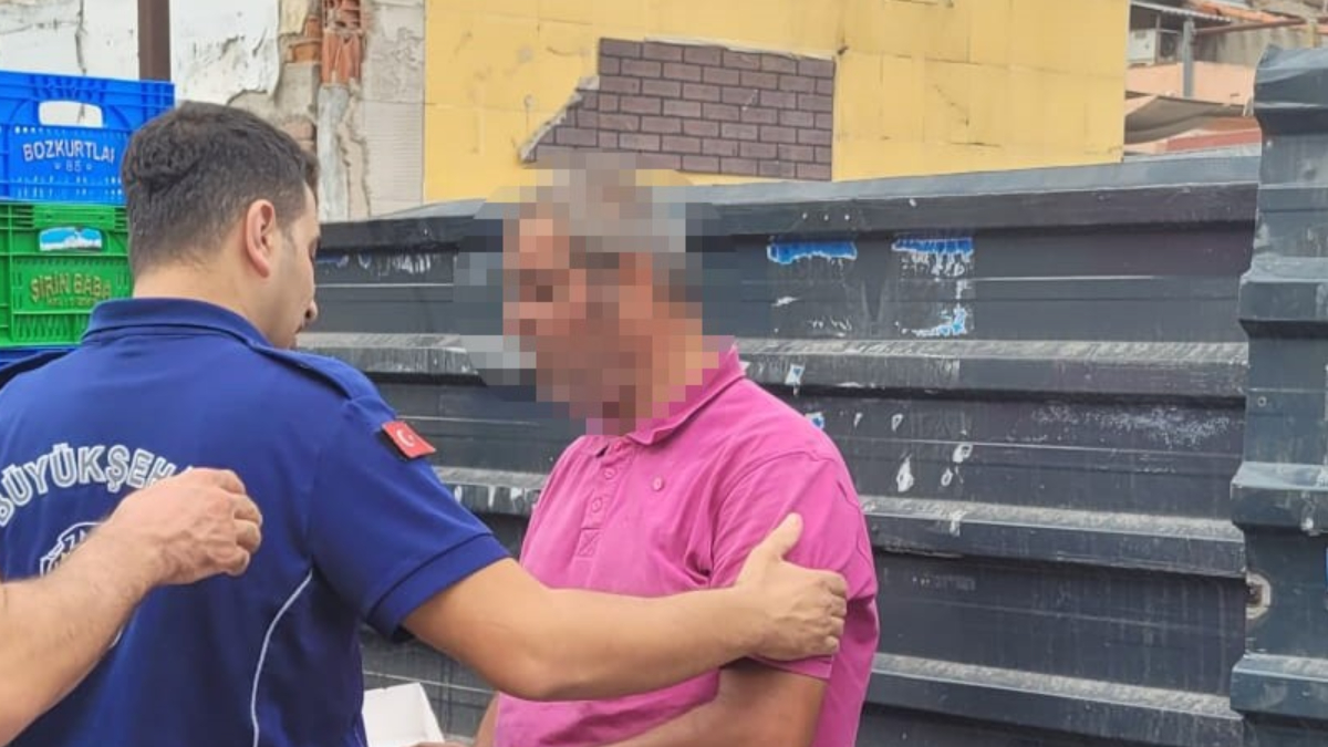 İzmir'de dilendirici 20 dakikada bin 200 lira topladı