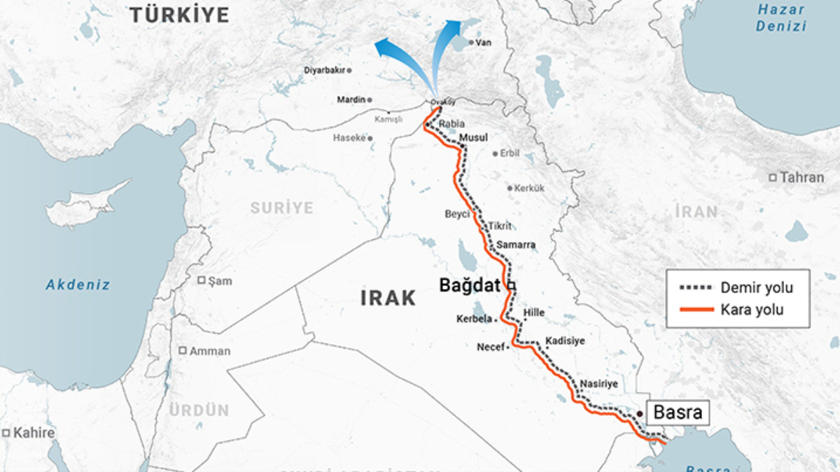 Basra Körfezi'nden Türkiye'ye: Kalkınma Yolu Projesi başladı