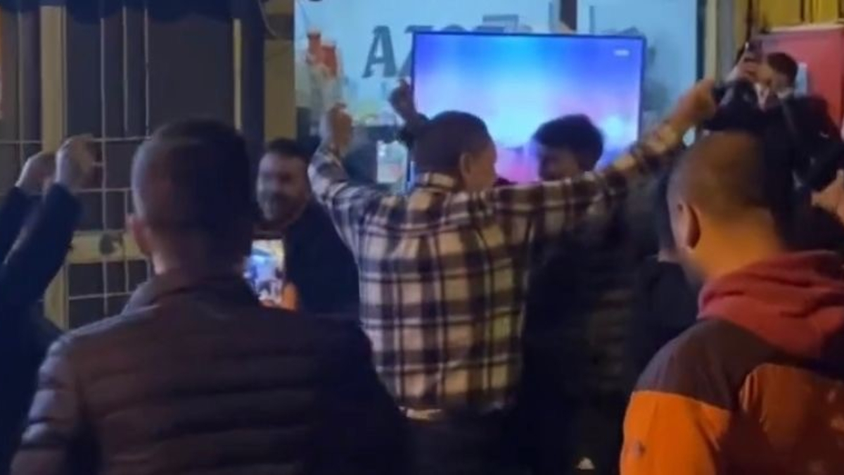 Zonguldak'ta Galatasaray’ın galibiyeti göbek atarak kutlandı