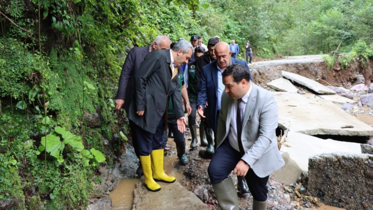 Rize'de şiddetli yağmur: Metrekareye 200 kilogram yağış düştü