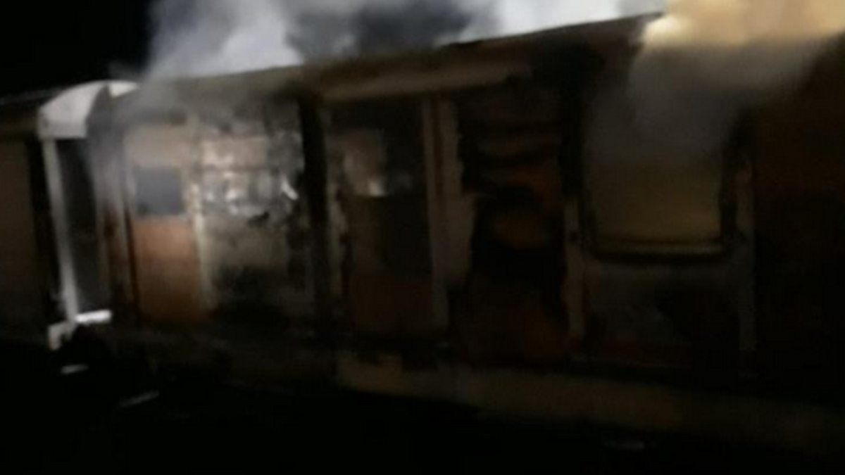 Muş’ta seyir halindeki trende yangın çıktı