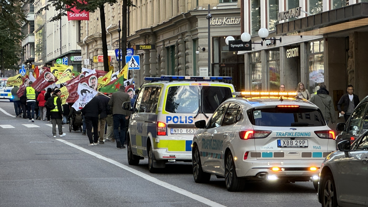 İsveç'te terör örgütü PKK provokasyonu