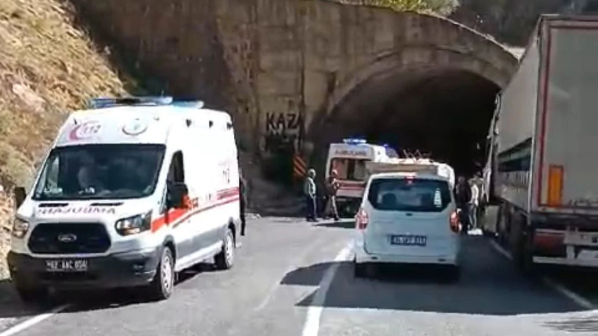 Tunceli'de 2 otomobil çarpıştı: 4'ü çocuk 11 yaralı