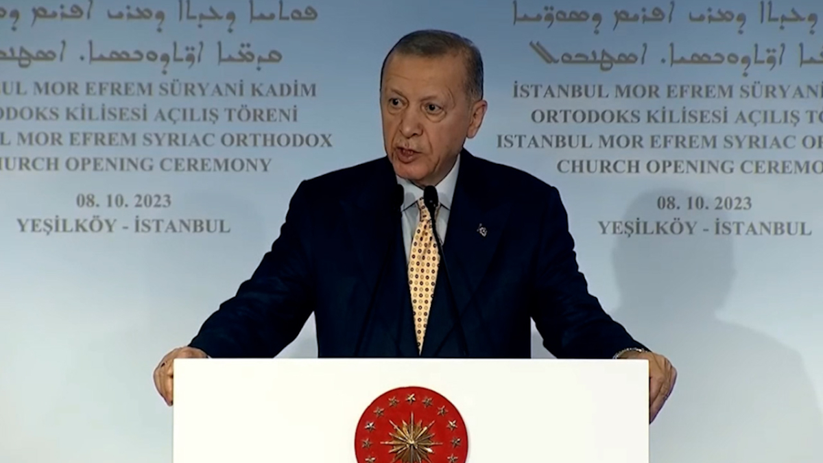 Cumhurbaşkanı Erdoğan Cumhuriyet'in ilk kilise açılışını Kanuni'nin sözü ile yaptı