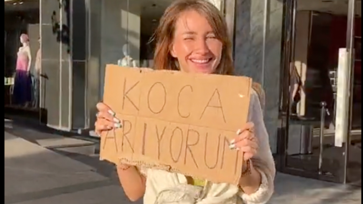 Ukraynalı kadın İstanbul sokaklarında koca aradı...