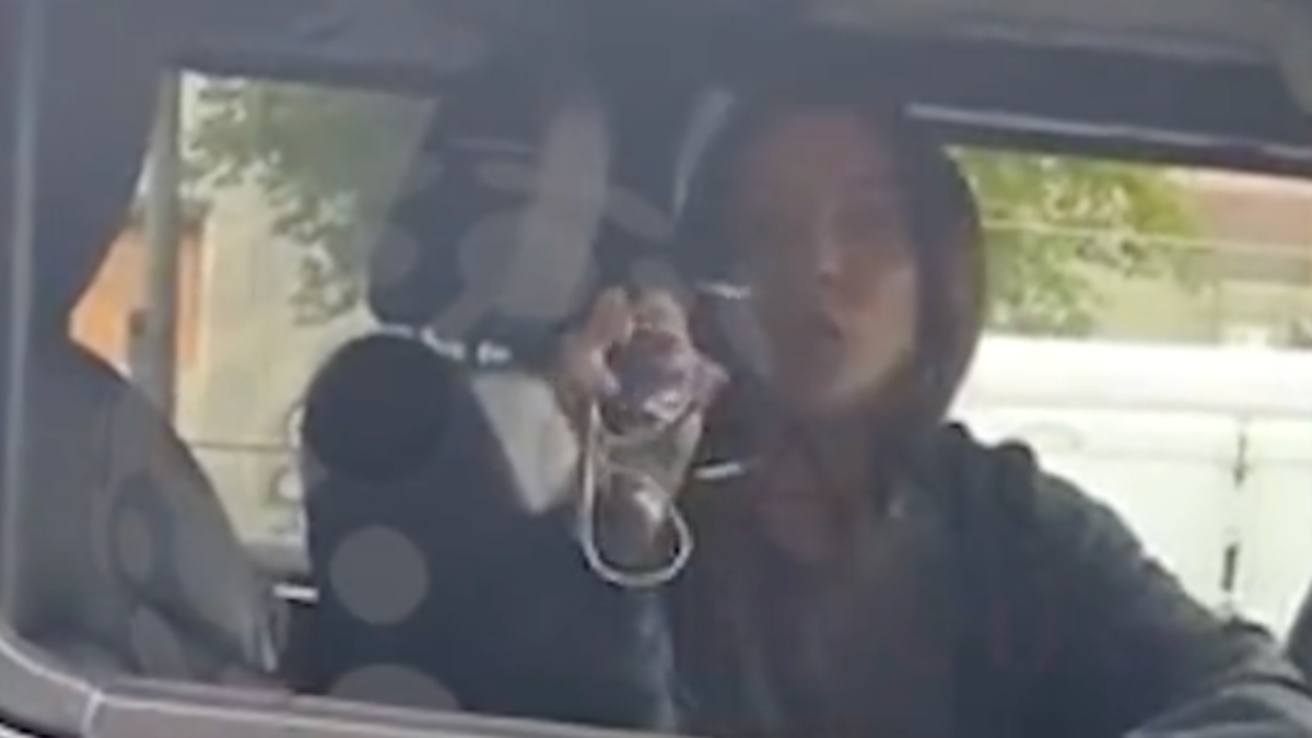 Kanada'da Filistin bayrağı açan kadına tepki gösterdi! Sana çocuklarının önünde tecavüz edilmeli...