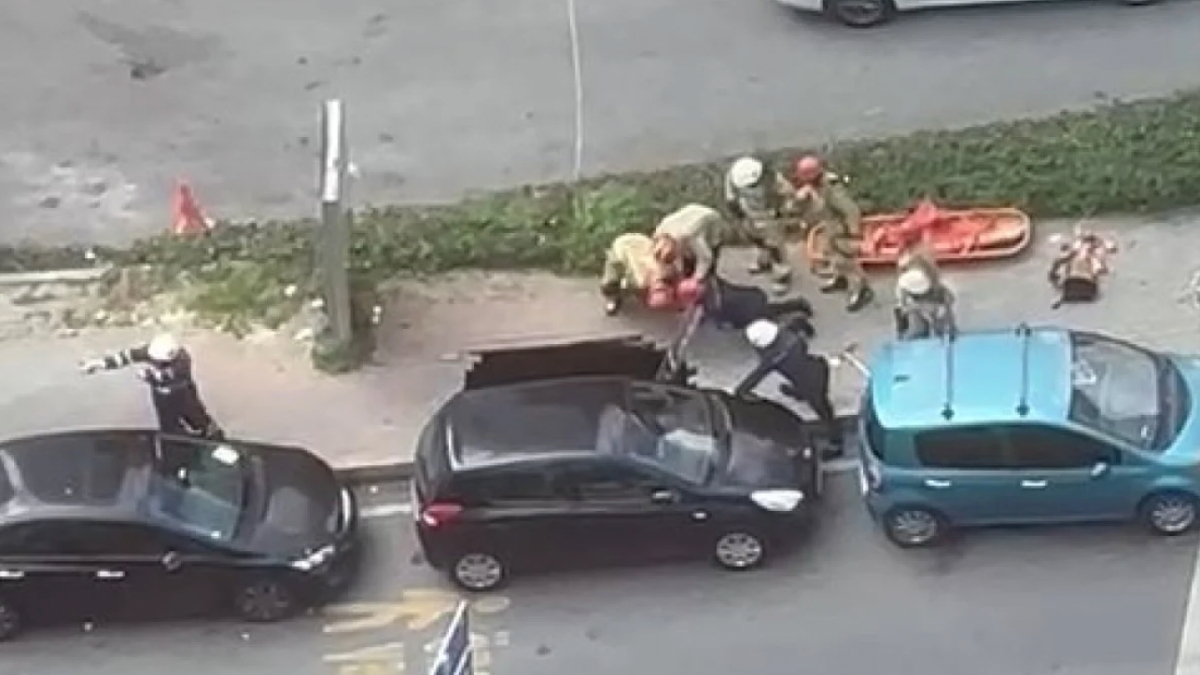 İstanbul'da yaya kaldırımı çöktü: 1 yaralı