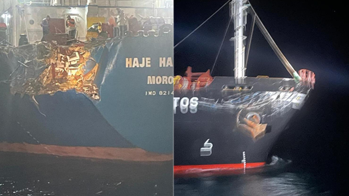 Balıkesir'in Marmara Adası açıklarında gemi kazası