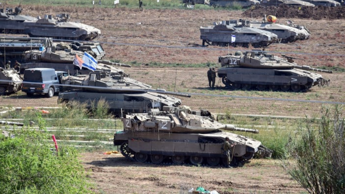 Savaşta 9'uncu gün! Yüzlerce İsrail tankı Gazze sınırında