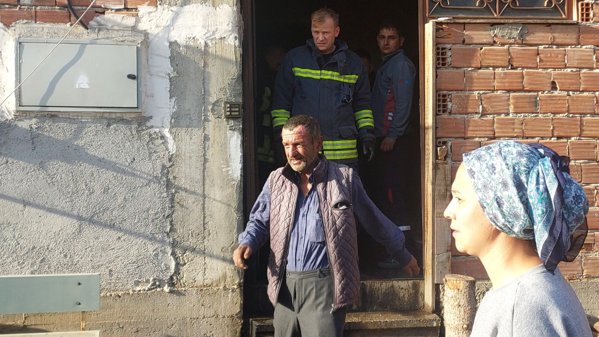 Bolu'daki evde çıkan yangından 2 kişi etkilendi