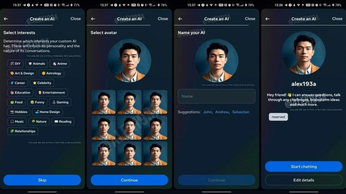 Instagram'a yapay zeka destekli sanal arkadaş geliyor