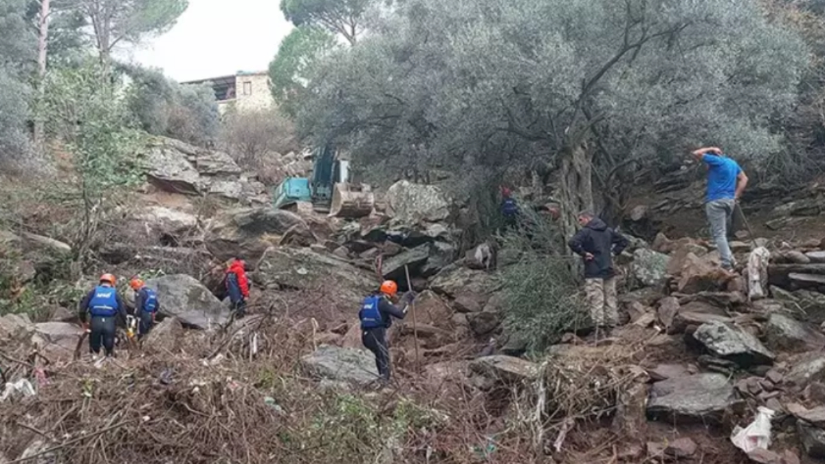 Aydın'da selde kaybolan çiftçiyi arama çalışmaları sürüyor