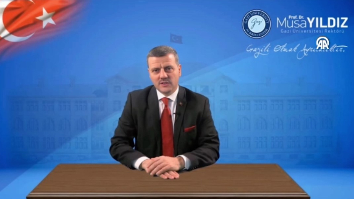 Gazi Üniversitesi Rektörü Yıldız'ın konuşması, yapay zeka tarafından hazırlandı
