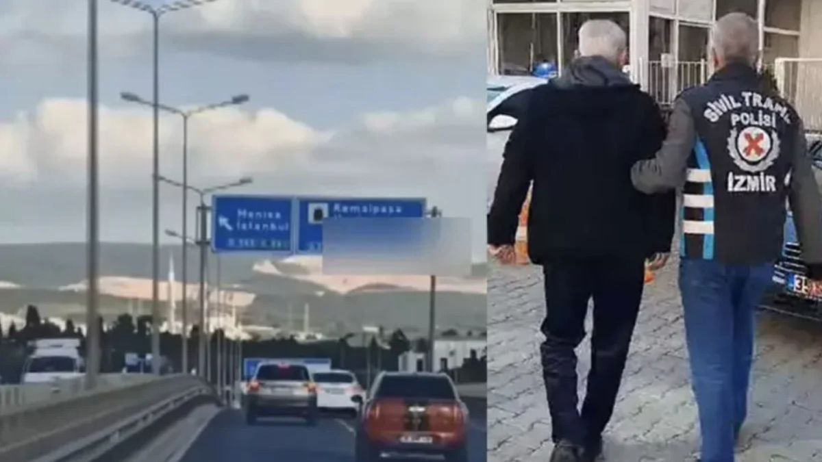 İzmir'de trafikte makas atan sürücü sosyal medyadaki görüntülerden belirlenip yakalandı