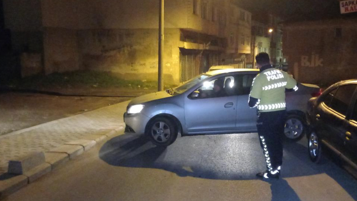Tekirdağ'da alkollü sürücüye 38 bin 832 TL ceza