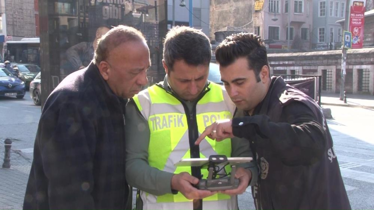 İstanbul'da drone destekli denetim! Sürücülere ceza yağdı