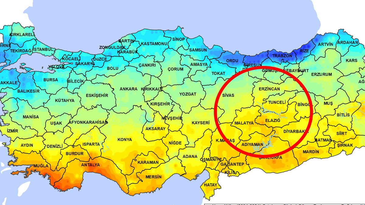 Çarşamba gelecek, 1 gün kalacak! Erzincan, Sivas, Elazığ, Diyarbakır, Tunceli… Tedbir almakta fayda var