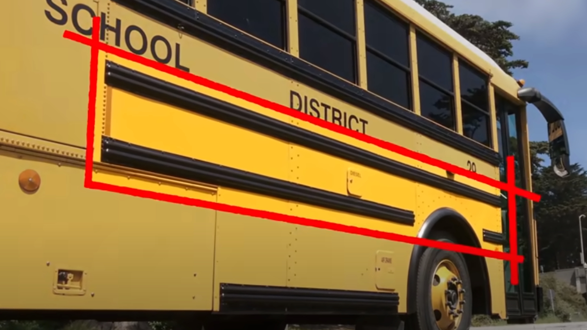 Sarı okul otobüslerindeki siyah çizgiler bakın hangi amaç için yapılmış...