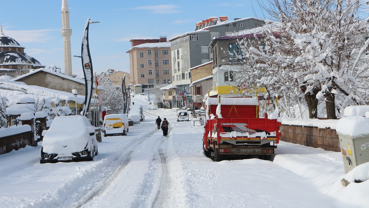 Bingöl'de 30 köy yolu kardan kapandı