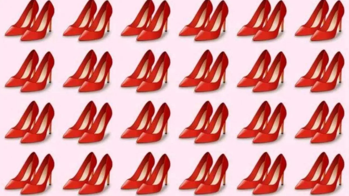 Görsel dikkat testi: Farklı olan ayakkabıyı bulanın IQ’su 130 üzeri çıkıyor! 6 saniyeniz var...