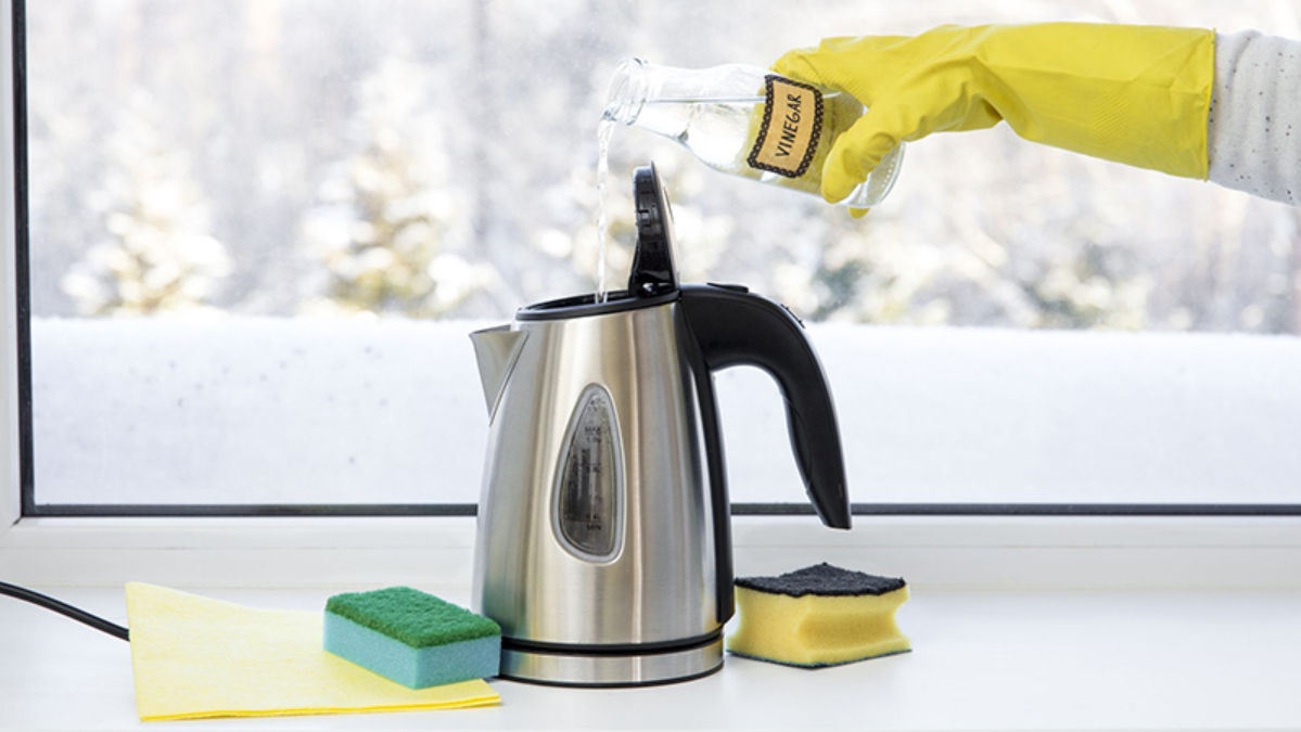 Sirke ile karıştırıp ekleyin, Kettle’daki kirece veda edin…