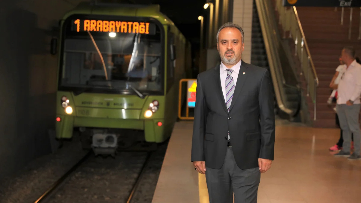 Alinur Aktaş açıkladı! Bursa'da raylı sistem hattı 89 kilometreye çıkacak
