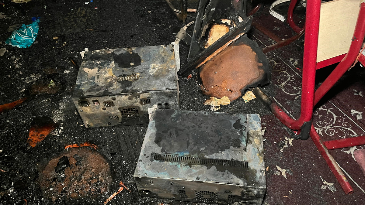 Kocaeli'de sahur vakti camide alevler yükseldi