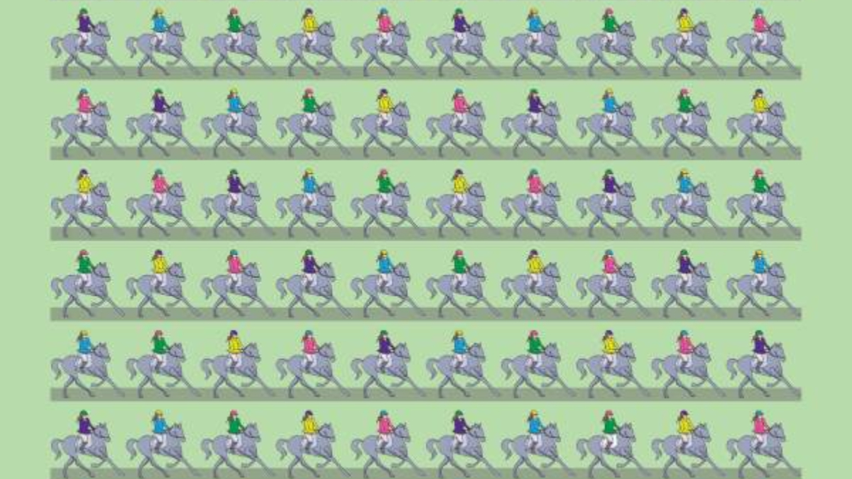 Kartal gözler toplanın! Resimdeki beyaz eyerli jokeyi kimse bulamıyor...