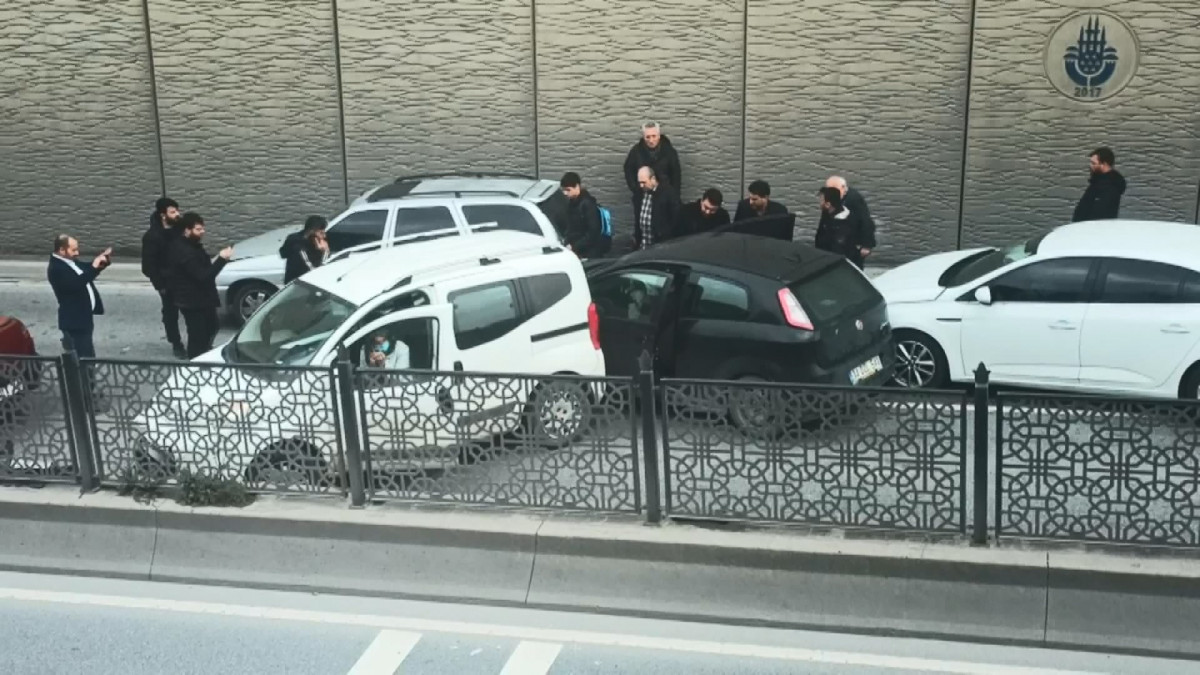 İstanbul'da iftar öncesi zincirleme kaza