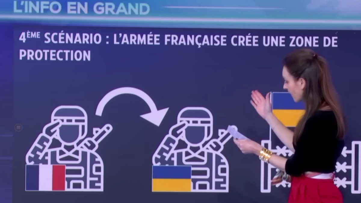 Fransız televizyonu, Ukrayna'ya asker gönderme ve çatışma senaryolarını sıraladı