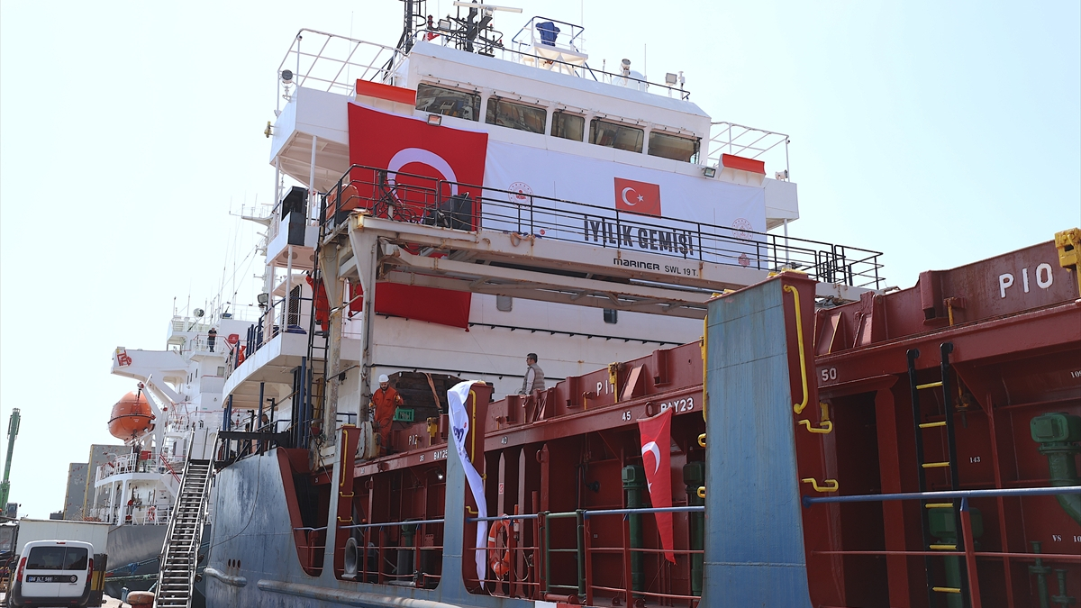 Türkiye'nin Gazze için hazırladığı 8. yardım gemisi yola çıktı