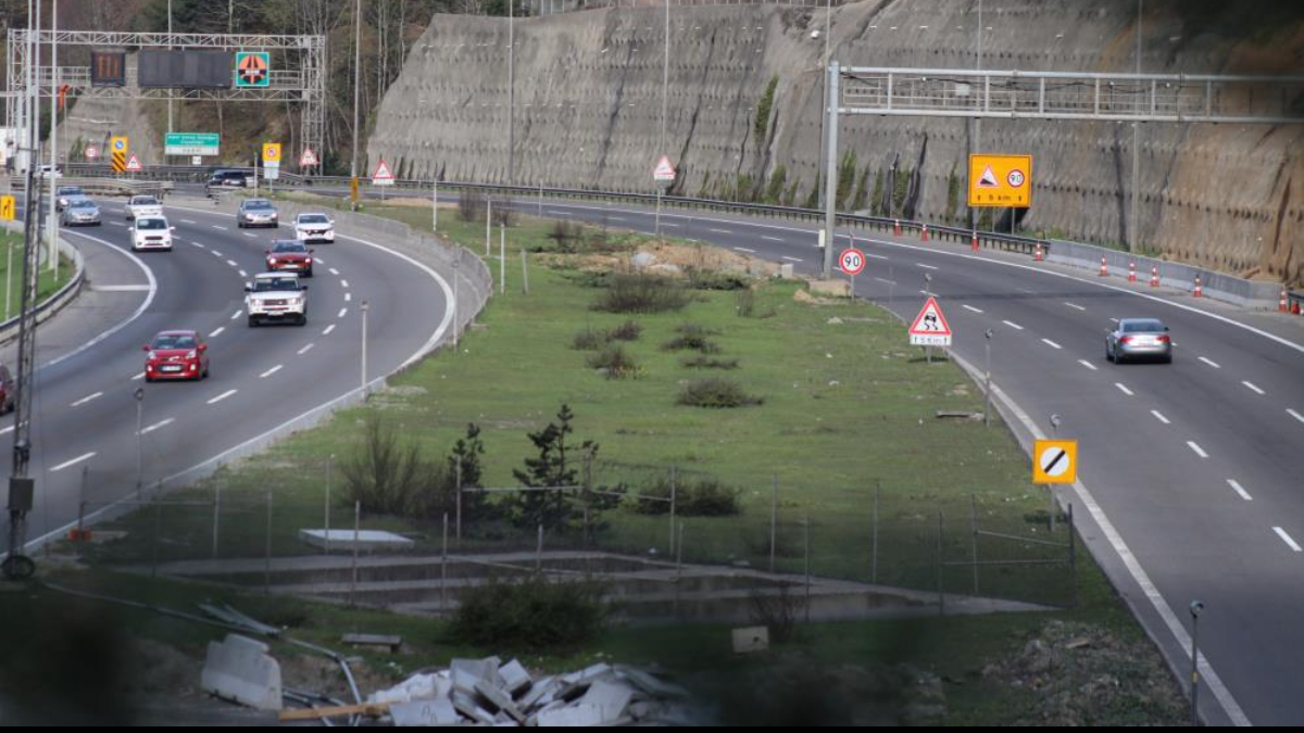 Bolu Dağı Tüneli geçişinde bayram yolculuğu
