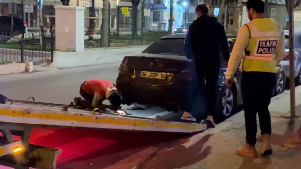 Afyonkarahisar’da drift atan sürücüye ceza yağdı