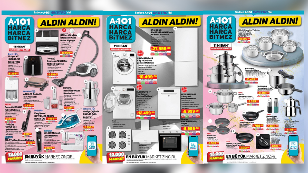 A101’den çay ve kahve tutkunlarına büyük fırsat: Kahve makinesi 2.299 TL, Semaver 2.299 TL…