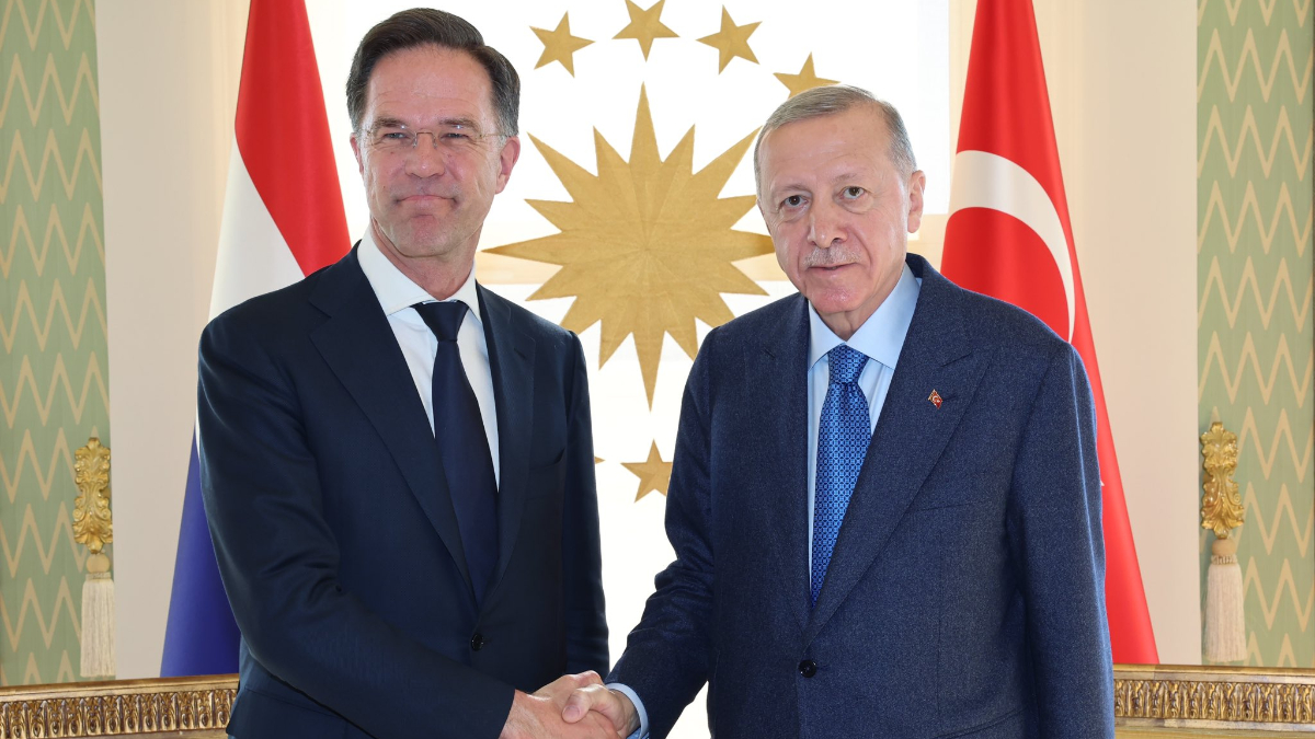 Cumhurbaşkanı Erdoğan, Rutte'yi kabul etti