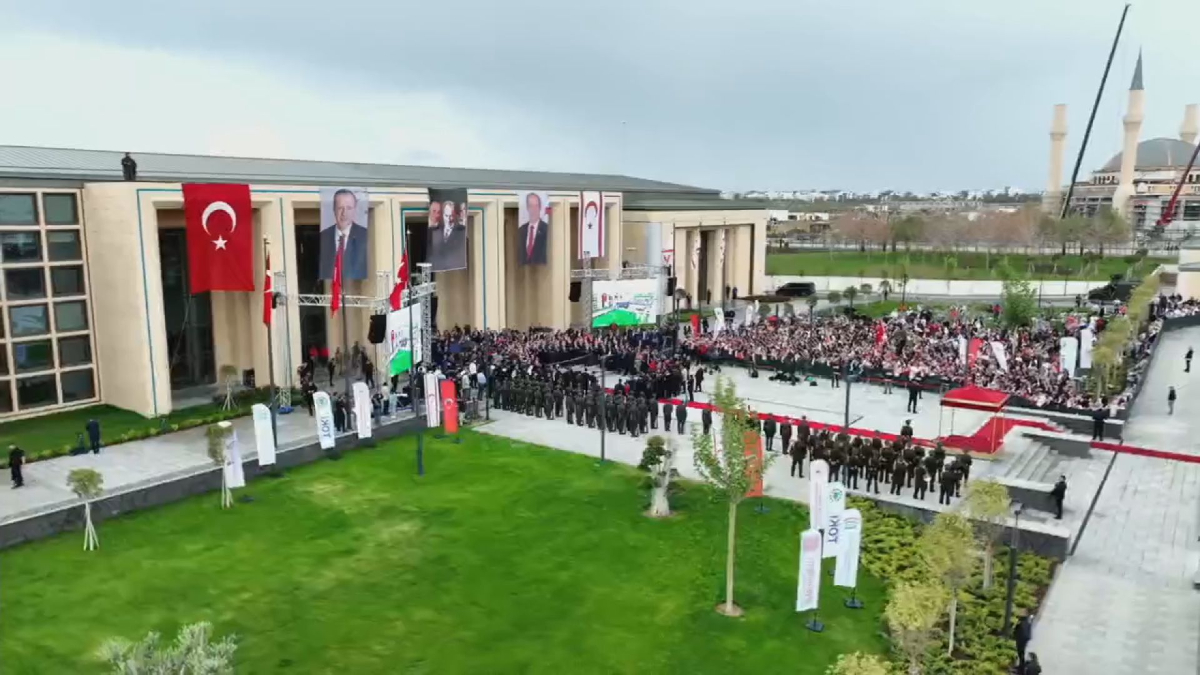 KKTC Cumhurbaşkanlığı Külliyesi, Cumhurbaşkanı Erdoğan’ın katılımıyla açıldı KKTC Cumhurbaşkanlığı Külliyesi, Cumhurbaşkanı Erdoğan’ın katılımıyla açıldı