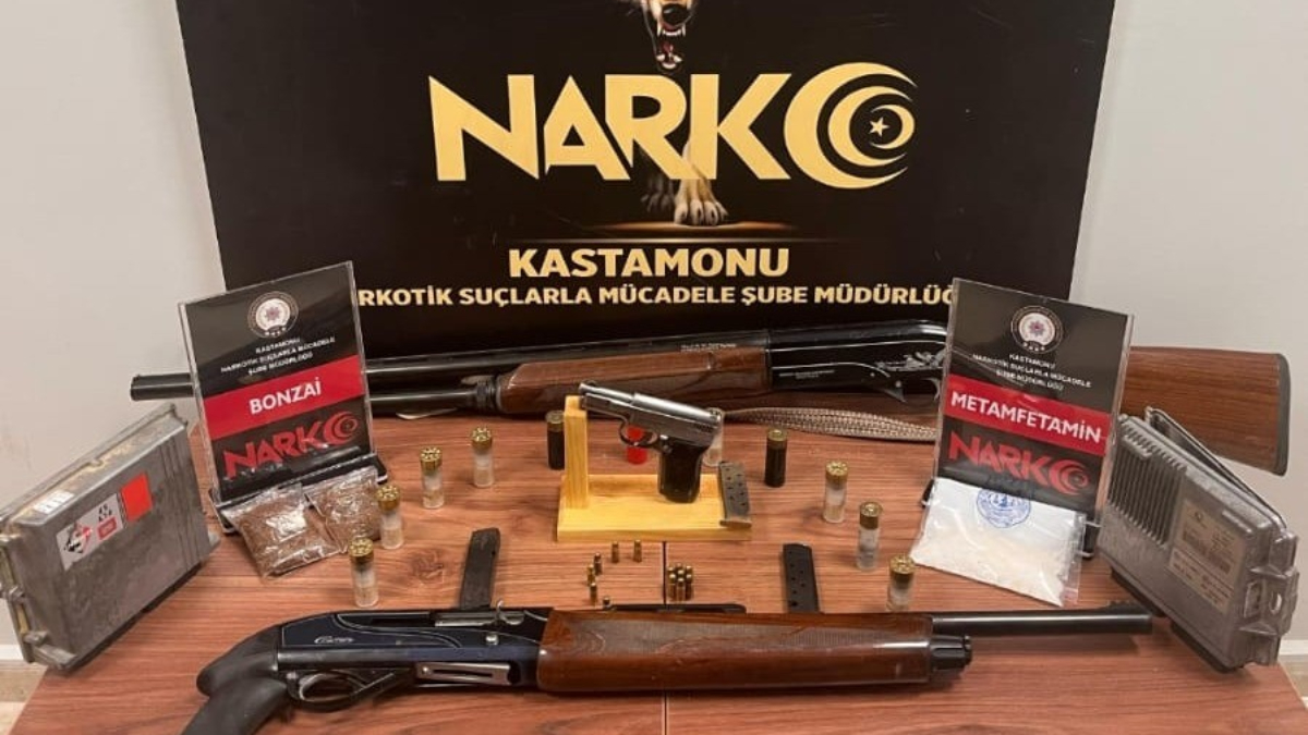 Kastamonu’da uyuşturucu operasyonu