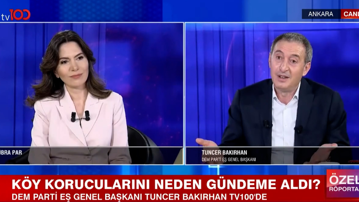 DEM’li Tuncer Bakırhan, korucularla ilgili sözlerine açıklık getirdi DEM’li Tuncer Bakırhan, korucularla ilgili sözlerine açıklık getirdi
